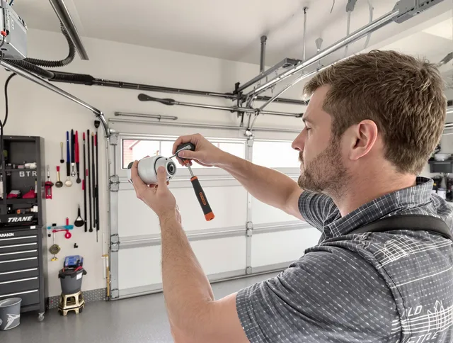 Garage door opener repair service by Shaker Heights Garage Door Repair in Shaker Heights