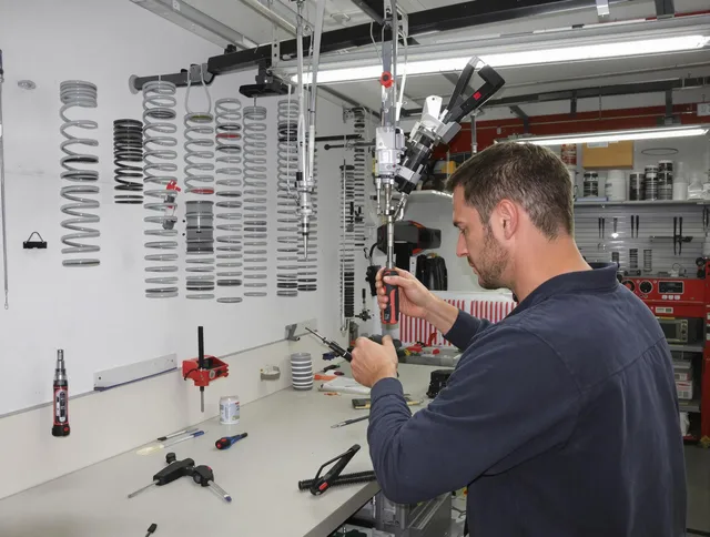 Shaker Heights Garage Door Repair safety certified technician performing precision spring replacement in Shaker Heights